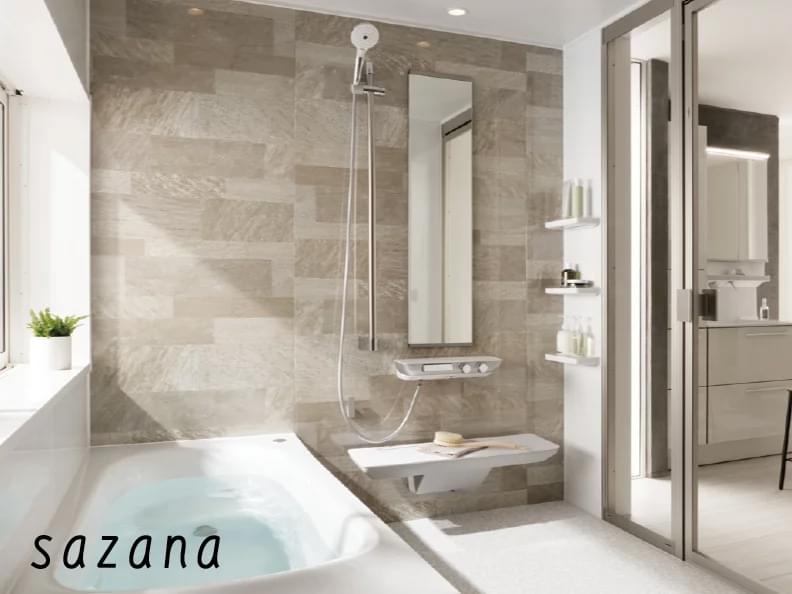 多彩な機能のゆとりのあるバスルーム