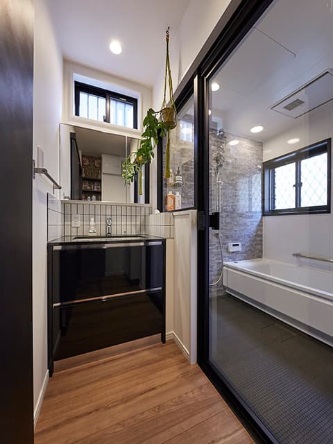 ホテルライクなバスルームの事例