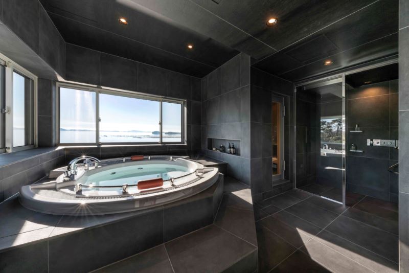 ホテルライクなバスルームの事例