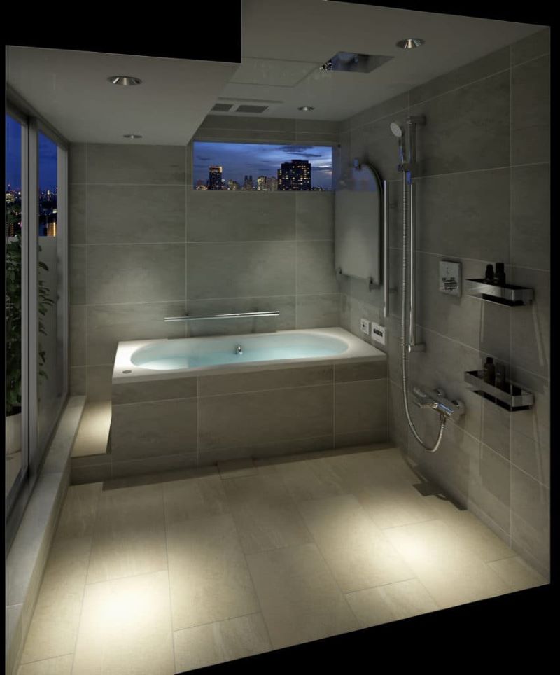 マンションのバスルームの事例